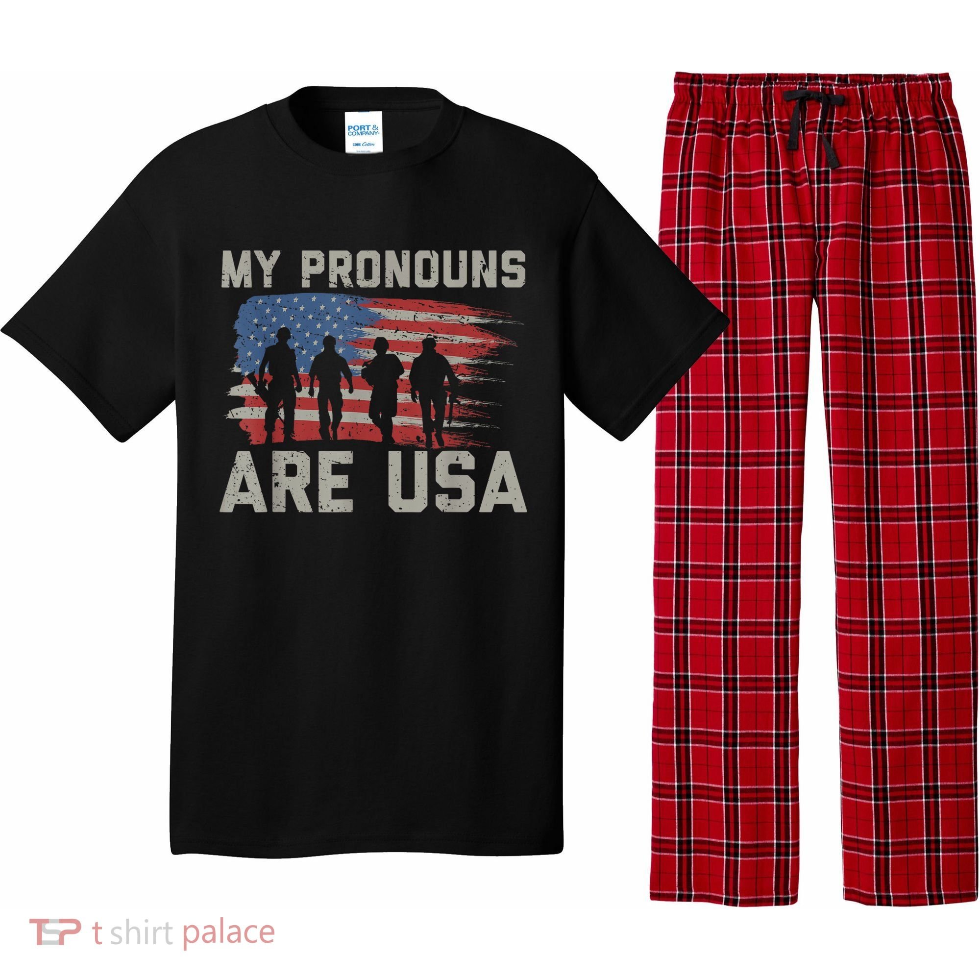 My Pronouns Are Usa Pajama Set