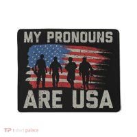 My Pronouns Are Usa Mousepad thumb 0
