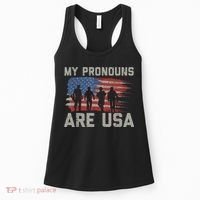 My Pronouns Are Usa Women's Tank Top thumb 0