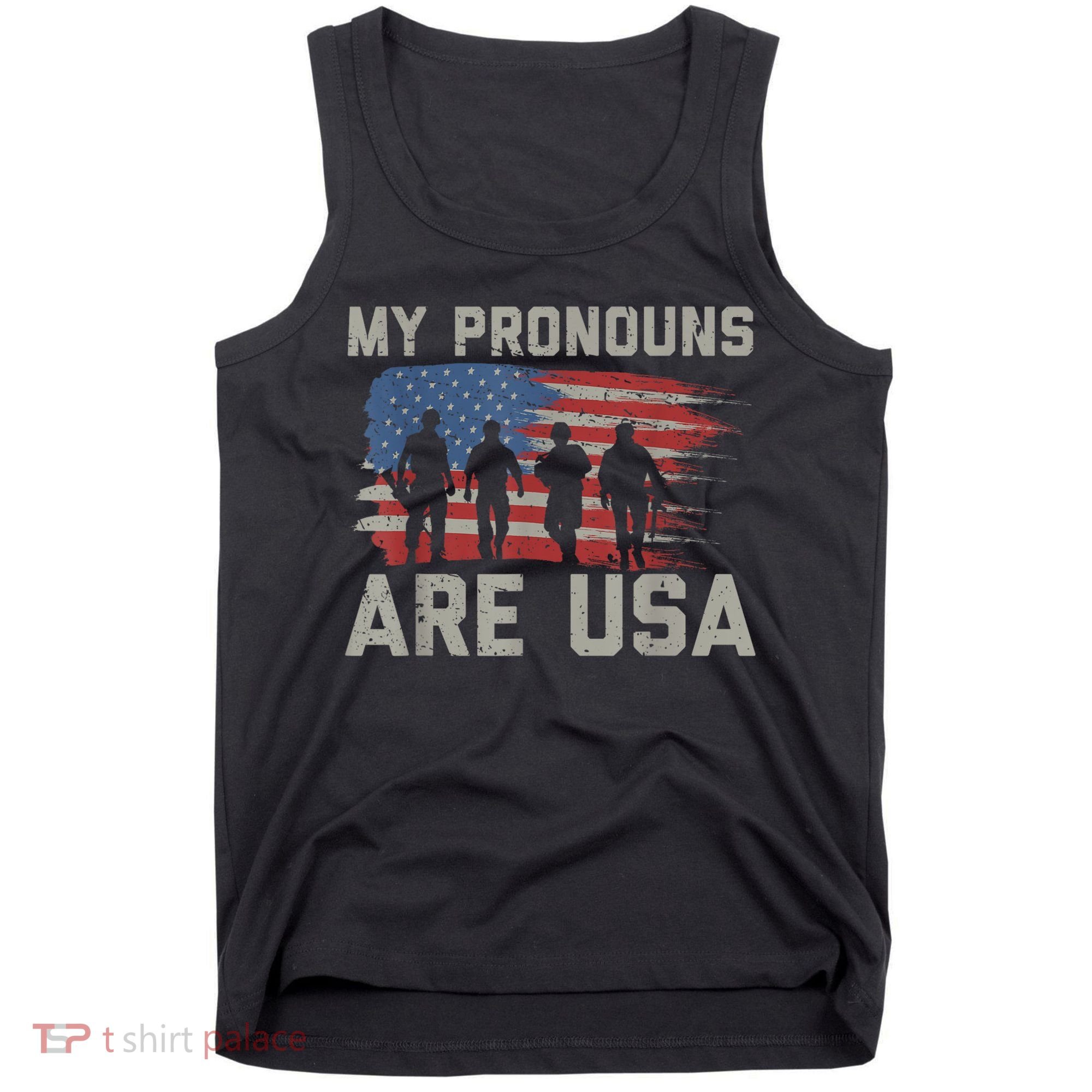 My Pronouns Are Usa Tank Top
