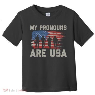 My Pronouns Are Usa Toddler T-Shirt