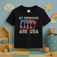 My Pronouns Are Usa Toddler T-Shirt thumb 3