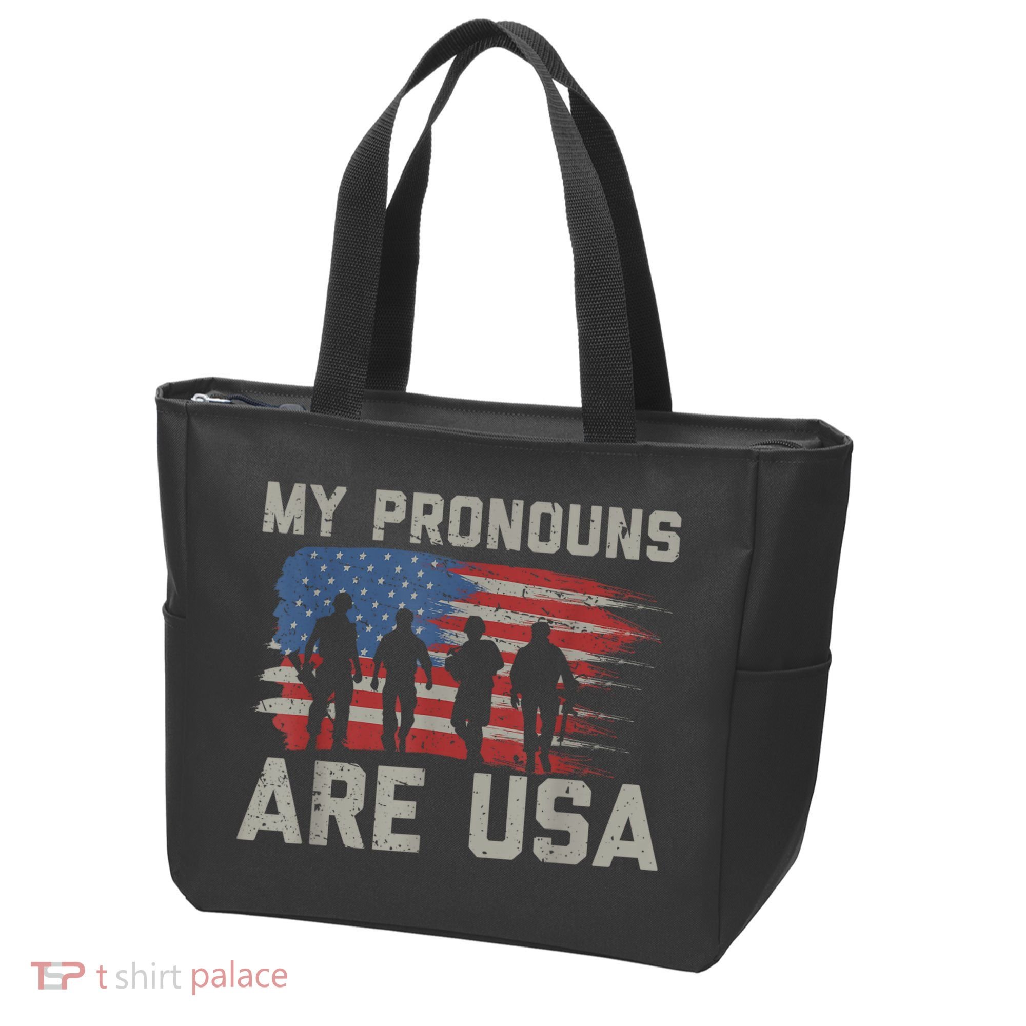 My Pronouns Are Usa Tote Bag