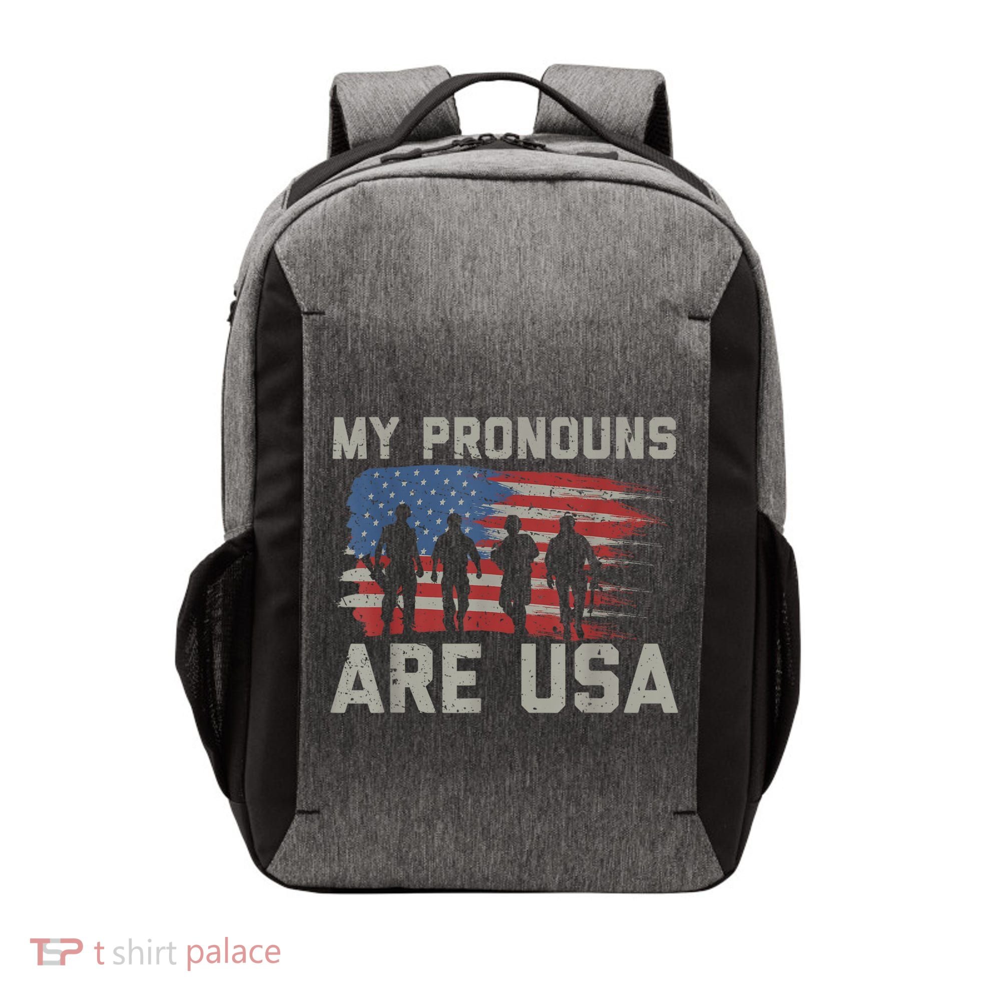 My Pronouns Are Usa Vector Backpack