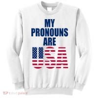 My Pronouns Are USA Patriotic Sweatshirt thumb 0