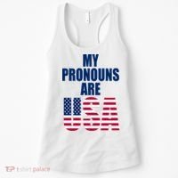 My Pronouns Are USA Patriotic Women's Tank Top thumb 0