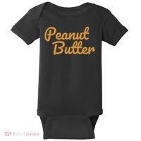 Matching Peanut Butter And Jelly Baby Bodysuit thumb 0