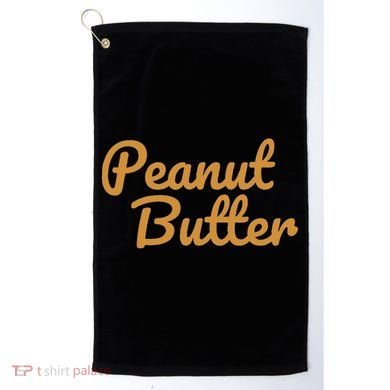 Matching Peanut Butter And Jelly Golf Towel