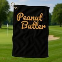 Matching Peanut Butter And Jelly Golf Towel thumb 1