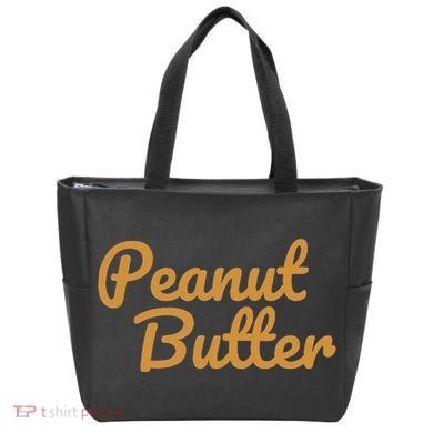 Matching Peanut Butter And Jelly Tote Bag