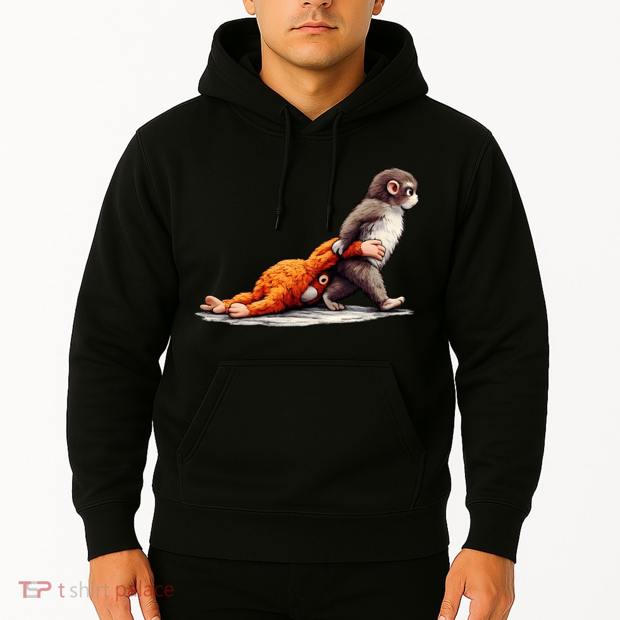 Monkey Punch Baby Little Punch Big Love Hoodie