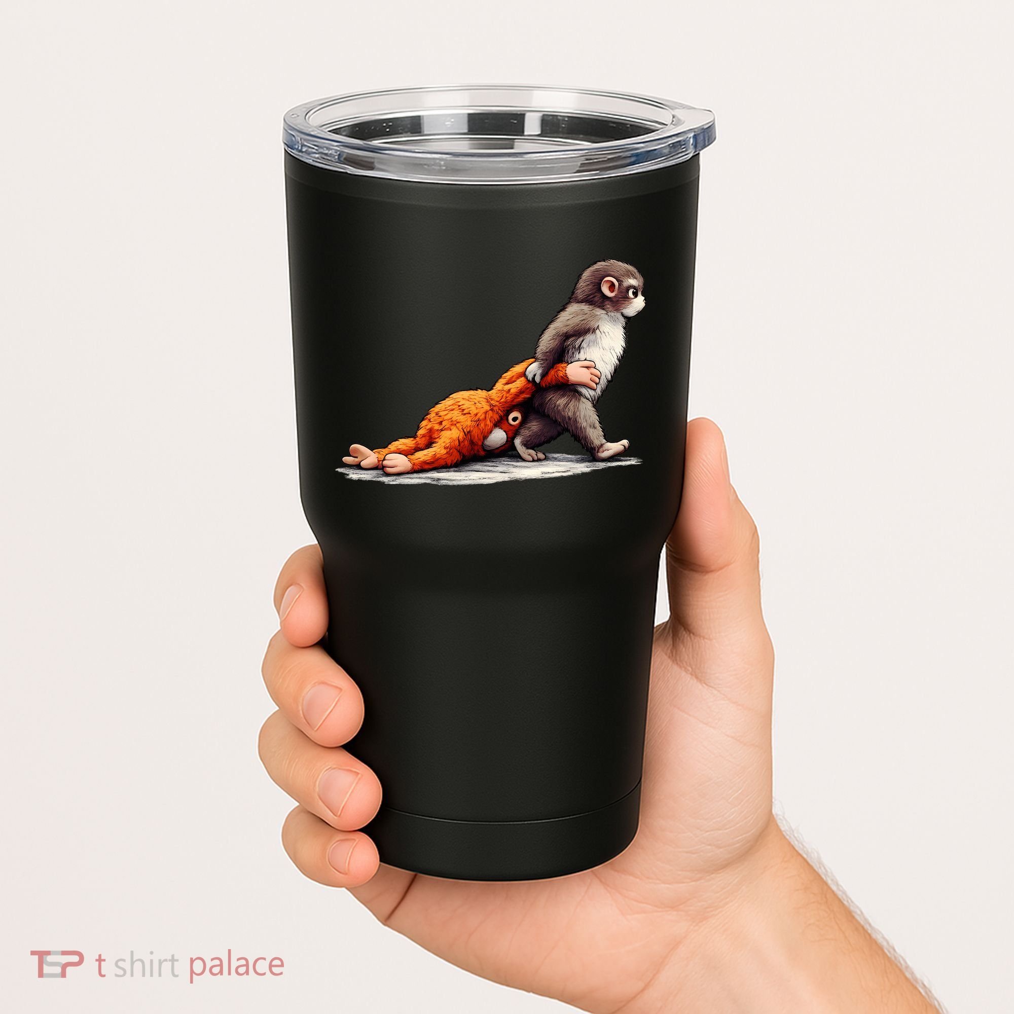 Monkey Punch Baby Little Punch Big Love Tumbler