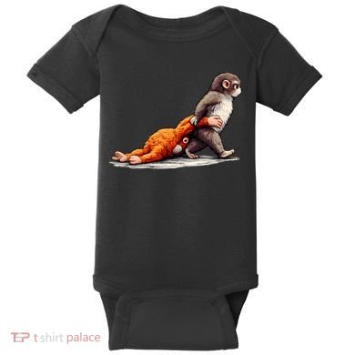 Monkey Punch Baby Little Punch Big Love Baby Bodysuit