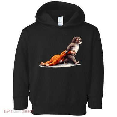 Monkey Punch Baby Little Punch Big Love Toddler Hoodie