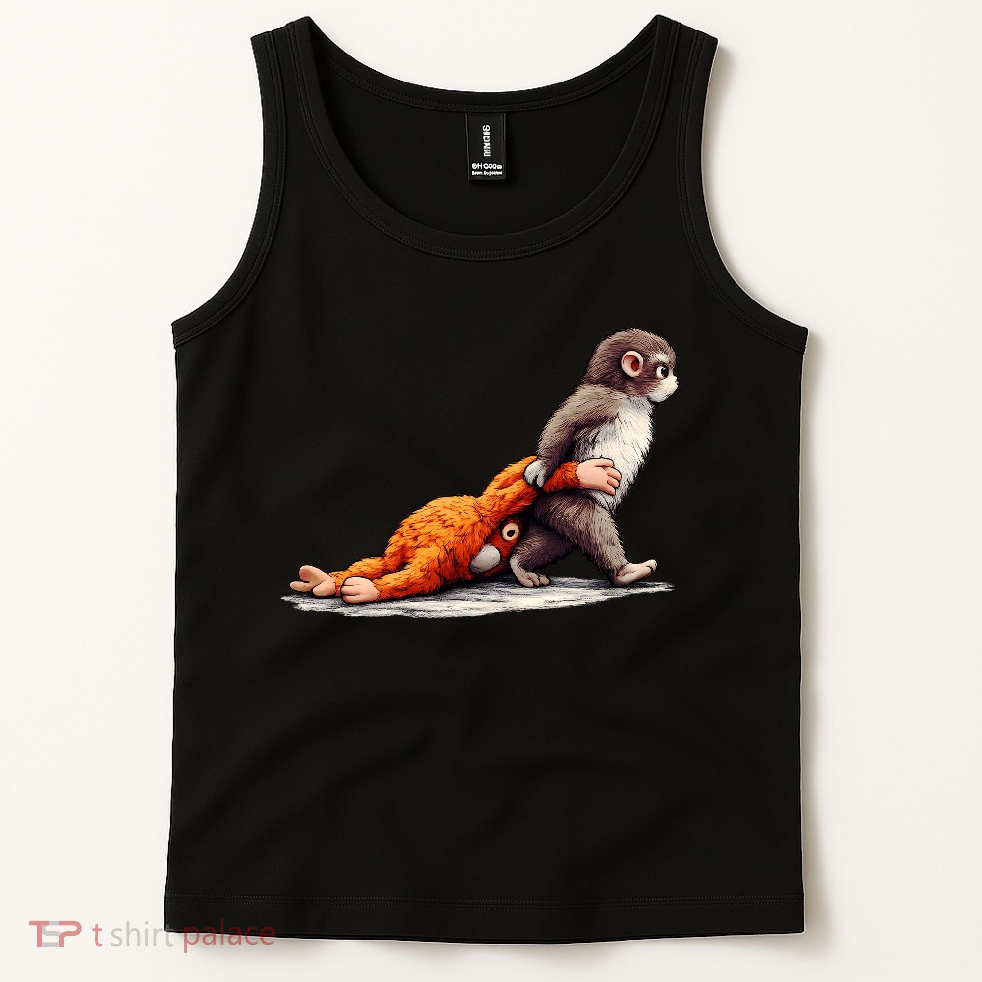 Monkey Punch Baby Little Punch Big Love Tank Top