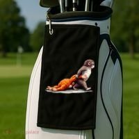 Monkey Punch Baby Little Punch Big Love Golf Towel thumb 2