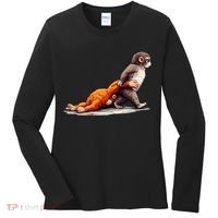 Monkey Punch Baby Little Punch Big Love Women's Long Sleeve Shirt thumb 0