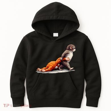 Monkey Punch Baby Little Punch Big Love Kids Hoodie