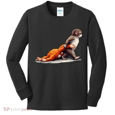 Monkey Punch Baby Little Punch Big Love Kids Long Sleeve Shirt