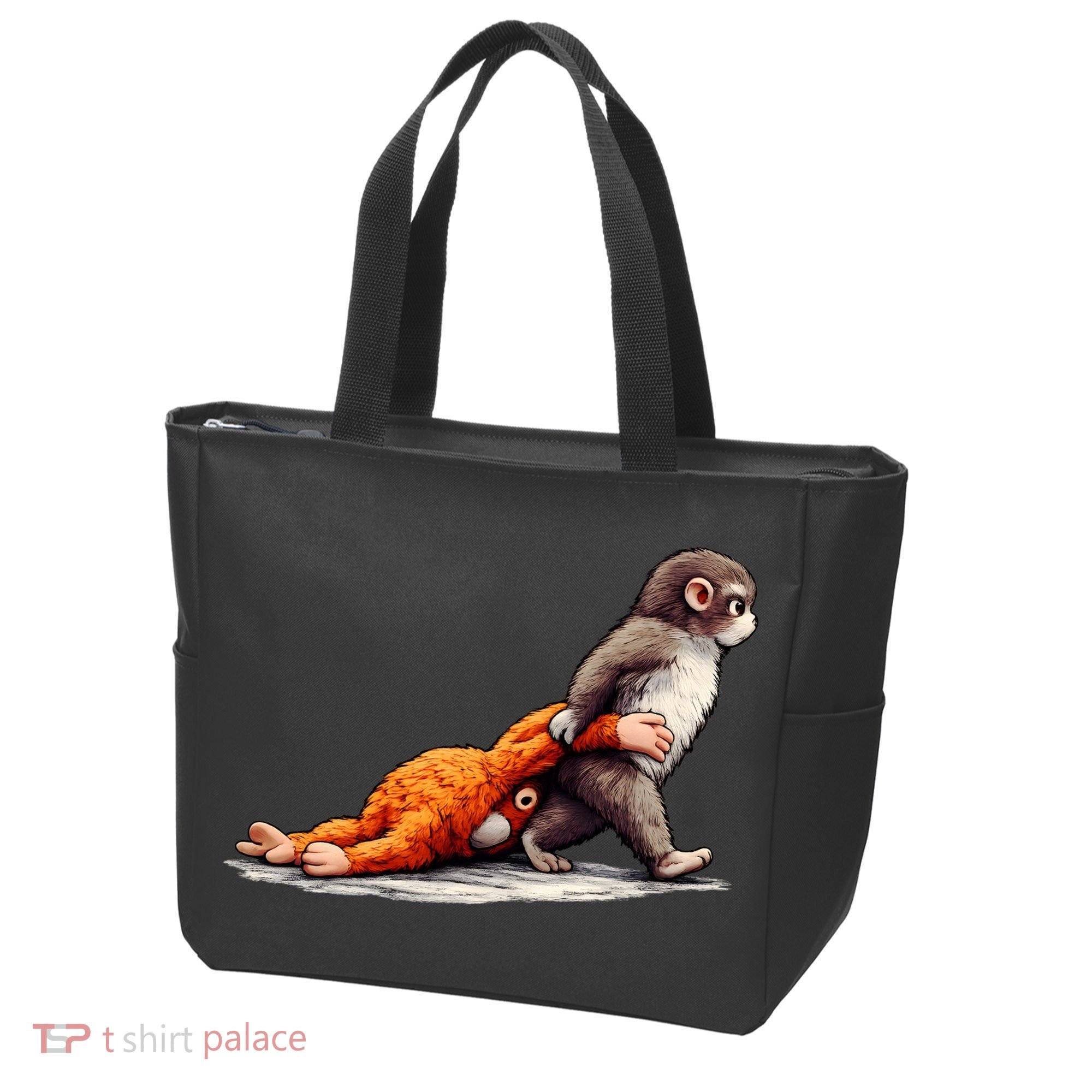 Monkey Punch Baby Little Punch Big Love Tote Bag