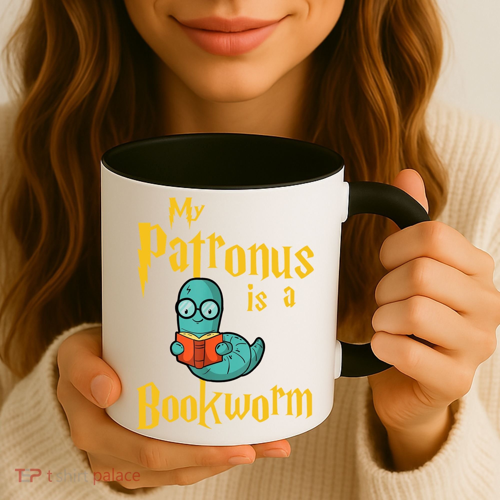 My Patronus Bookworm Coffee Mug