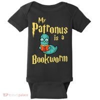 My Patronus Bookworm Baby Bodysuit thumb 0