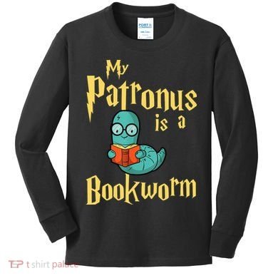 My Patronus Bookworm Kids Long Sleeve Shirt