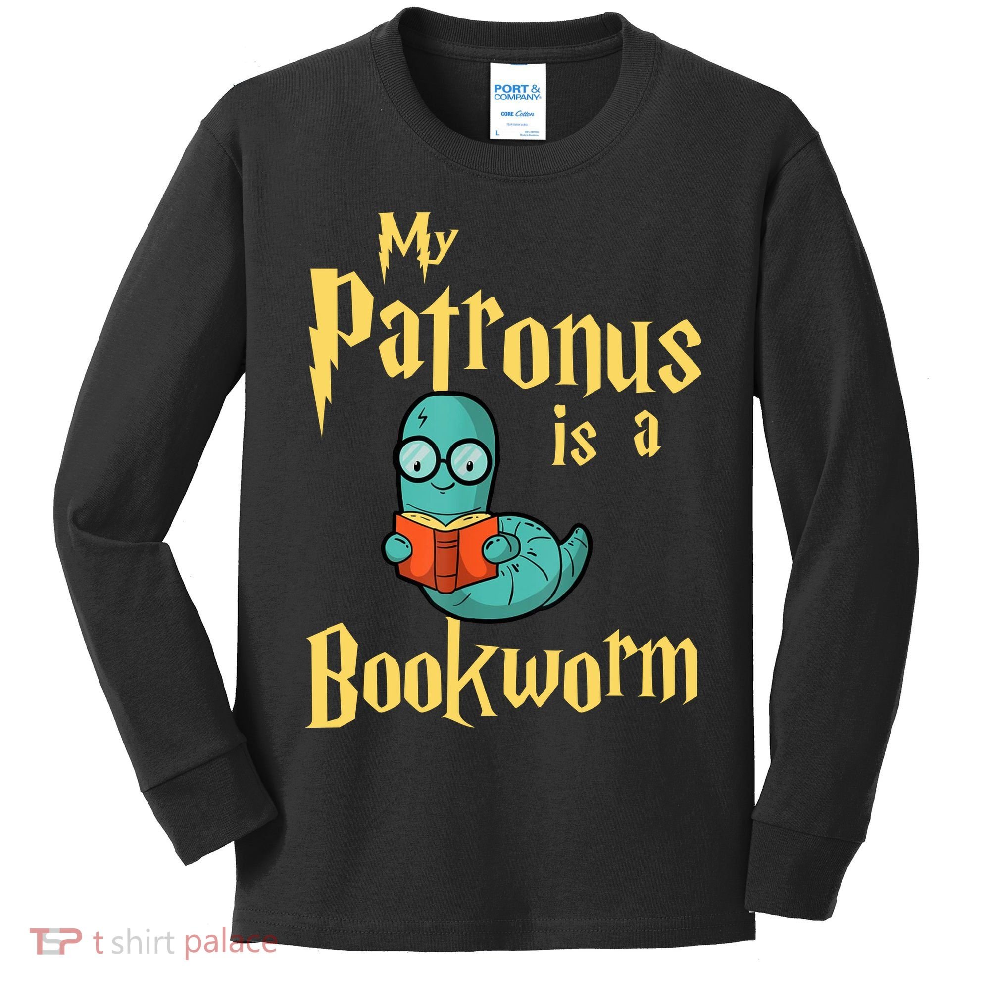 My Patronus Bookworm Kids Long Sleeve Shirt