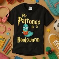 My Patronus Bookworm Kids T-Shirt thumb 3