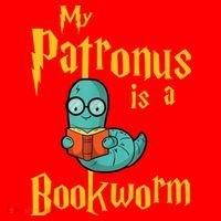 My Patronus Bookworm Santa Hat thumb 1