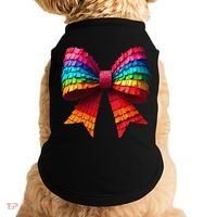 Mexican Pinata Bow Mexican Coquette Cinco De Mayo Doggie Tank thumb 0