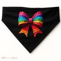 Mexican Pinata Bow Mexican Coquette Cinco De Mayo USA-Made Doggie Bandana thumb 0