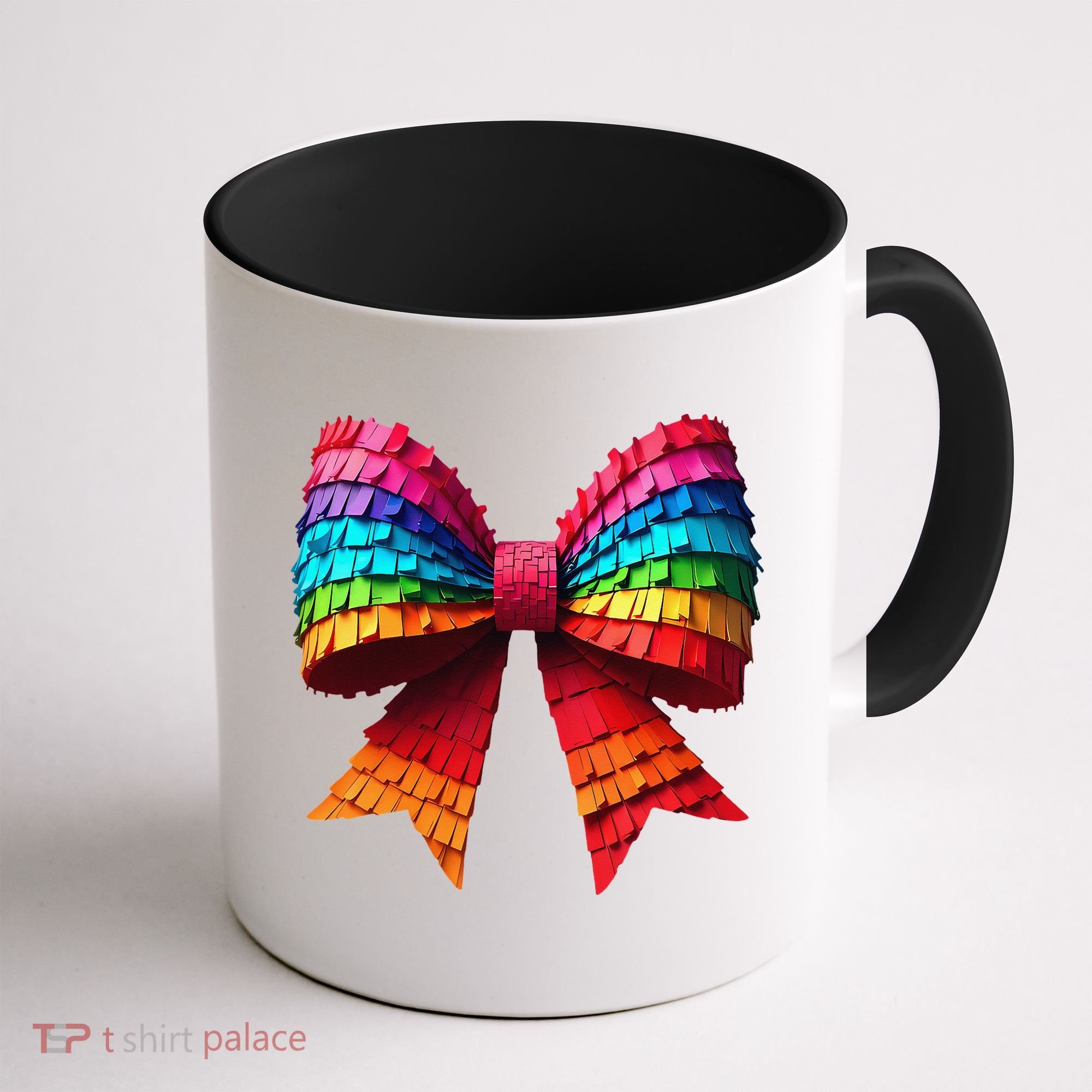 Mexican Pinata Bow Mexican Coquette Cinco De Mayo Coffee Mug