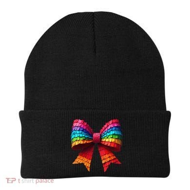Mexican Pinata Bow Mexican Coquette Cinco De Mayo Beanie