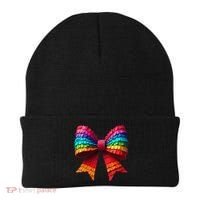 Mexican Pinata Bow Mexican Coquette Cinco De Mayo Beanie thumb 0