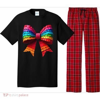 Mexican Pinata Bow Mexican Coquette Cinco De Mayo Pajama Set