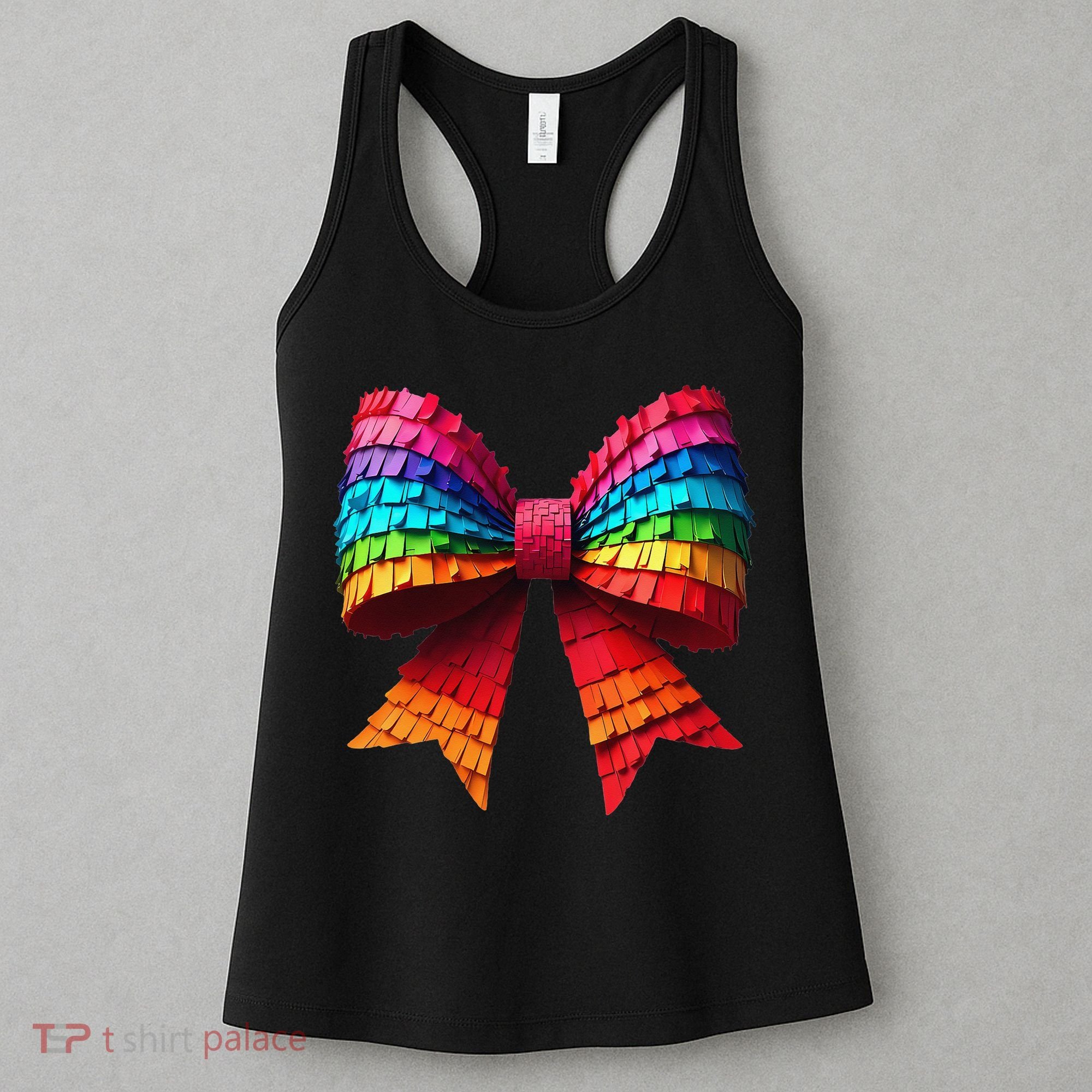 Mexican Pinata Bow Mexican Coquette Cinco De Mayo Women's Tank Top