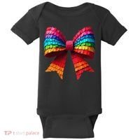 Mexican Pinata Bow Mexican Coquette Cinco De Mayo Baby Bodysuit thumb 0