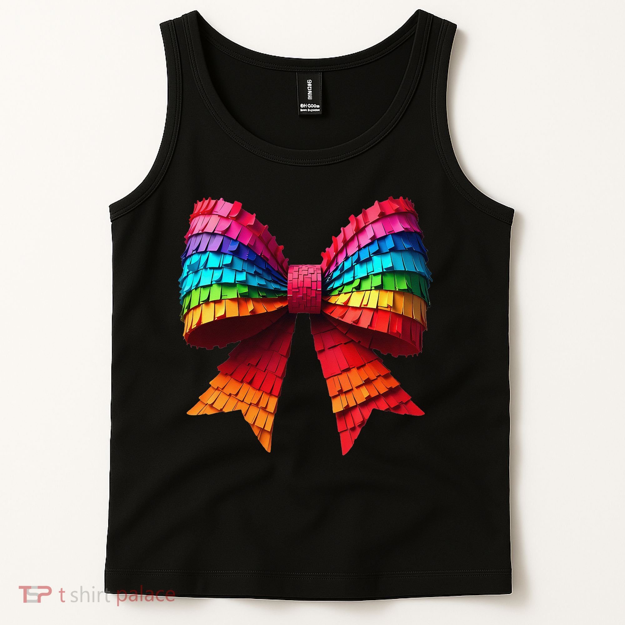 Mexican Pinata Bow Mexican Coquette Cinco De Mayo Tank Top