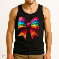 Mexican Pinata Bow Mexican Coquette Cinco De Mayo Tank Top thumb 3