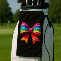 Mexican Pinata Bow Mexican Coquette Cinco De Mayo Golf Towel thumb 2