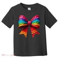 Mexican Pinata Bow Mexican Coquette Cinco De Mayo Toddler T-Shirt thumb 0
