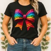 Mexican Pinata Bow Mexican Coquette Cinco De Mayo Women's T-Shirt thumb 2