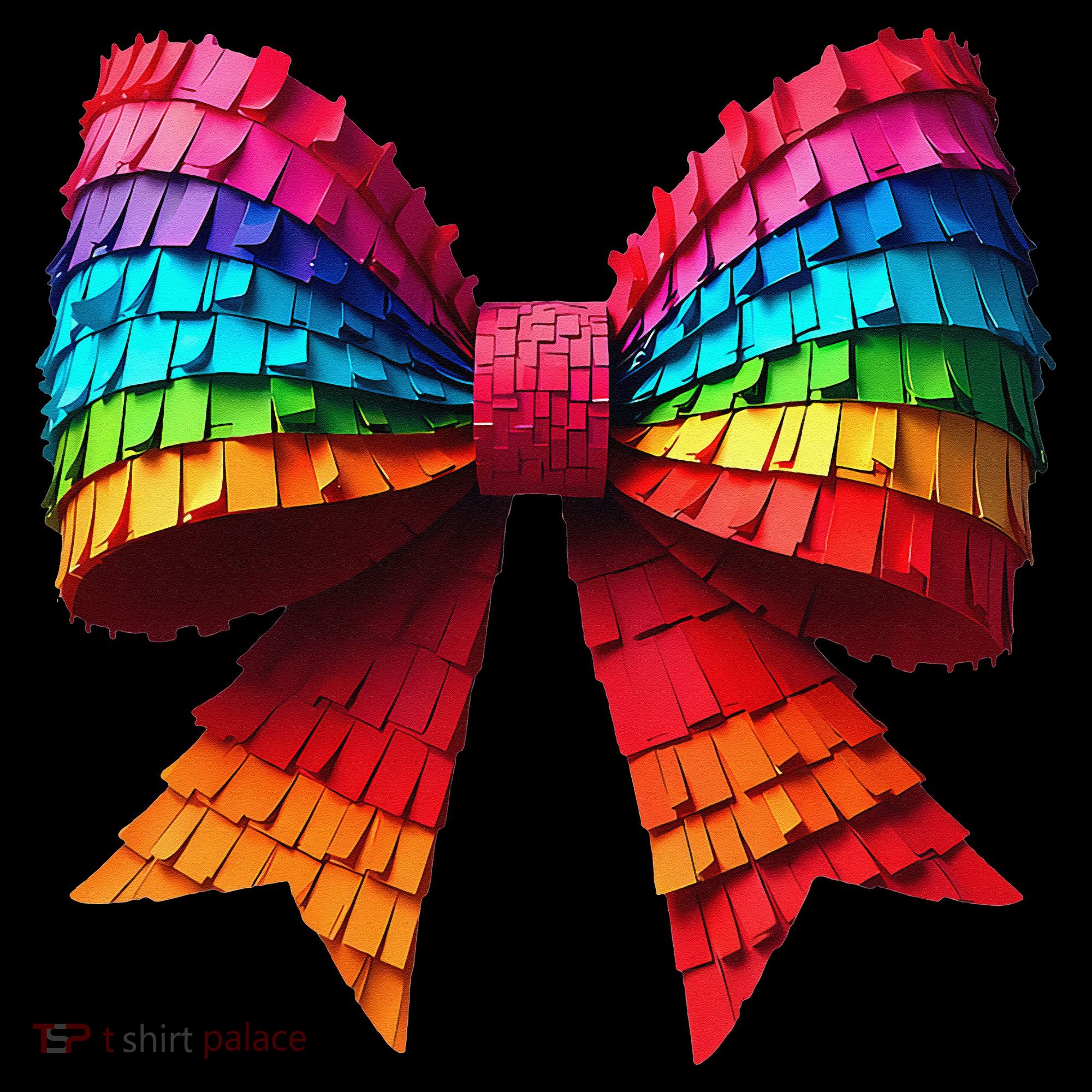 Mexican Pinata Bow Mexican Coquette Cinco De Mayo Women's T-Shirt