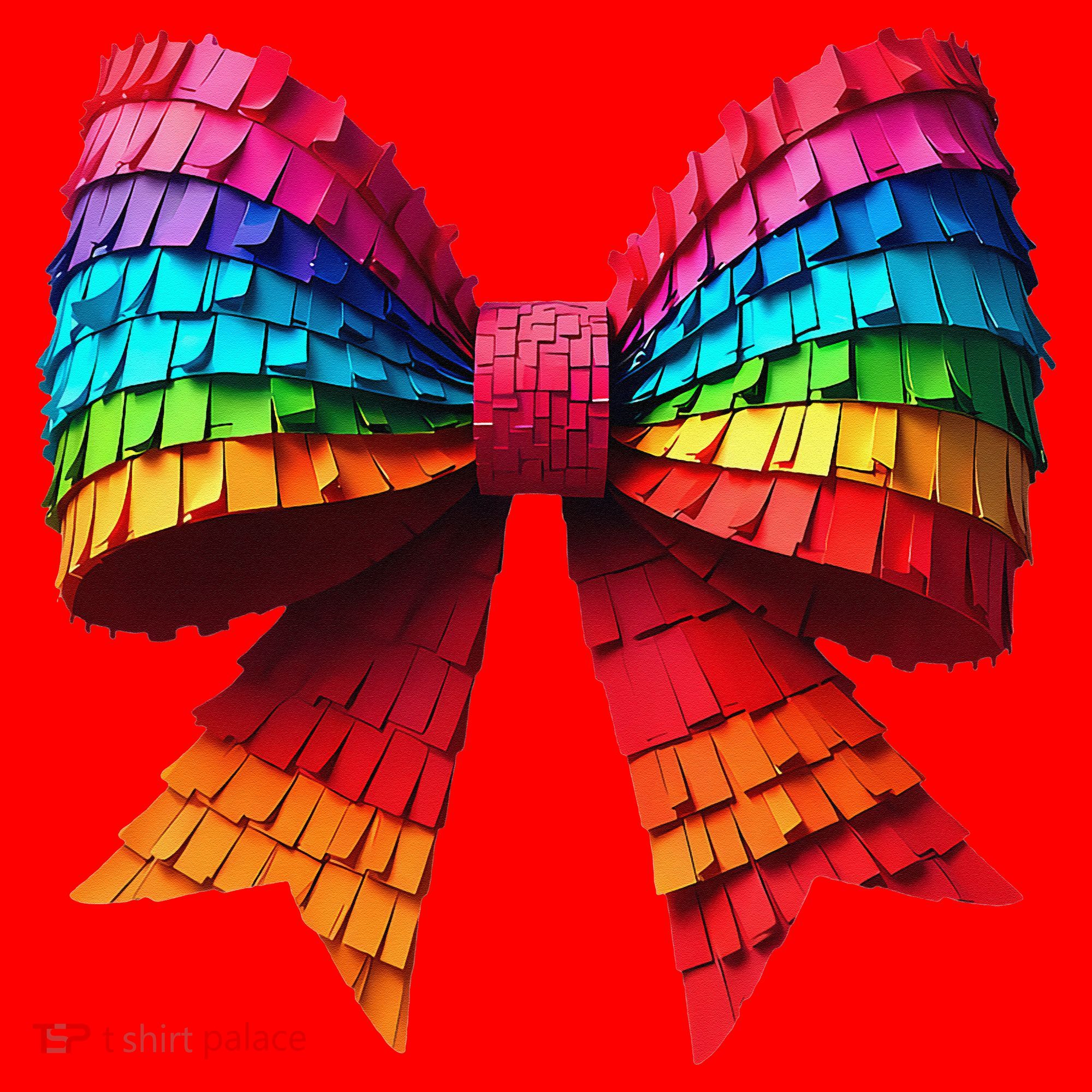 Mexican Pinata Bow Mexican Coquette Cinco De Mayo Santa Hat
