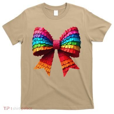 Mexican Pinata Bow Mexican Coquette Cinco De Mayo T-Shirt