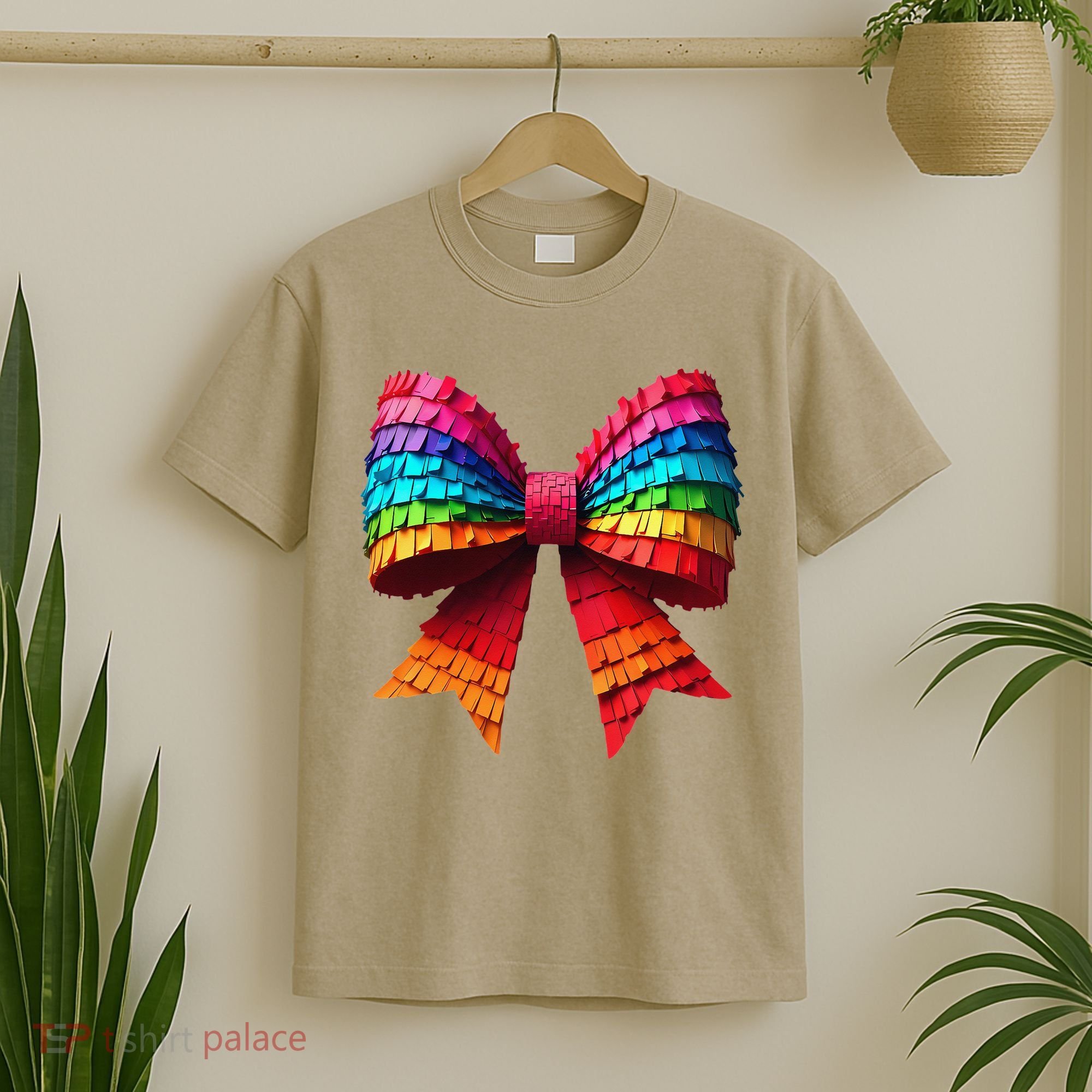 Mexican Pinata Bow Mexican Coquette Cinco De Mayo T-Shirt