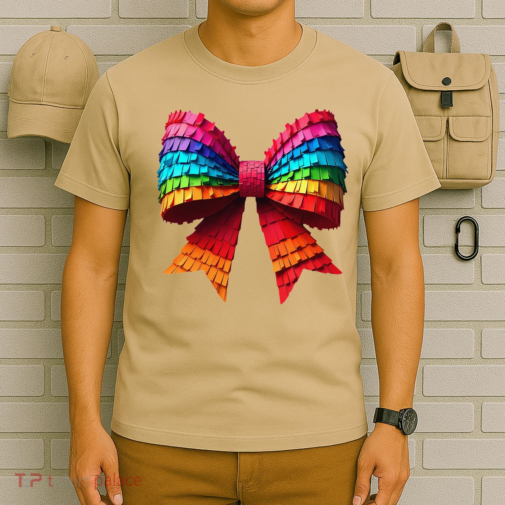 Mexican Pinata Bow Mexican Coquette Cinco De Mayo T-Shirt