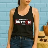Machinist Professional Button Pusher, Machinist Women's Tank Top thumb 2