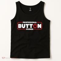 Machinist Professional Button Pusher, Machinist Tank Top thumb 2